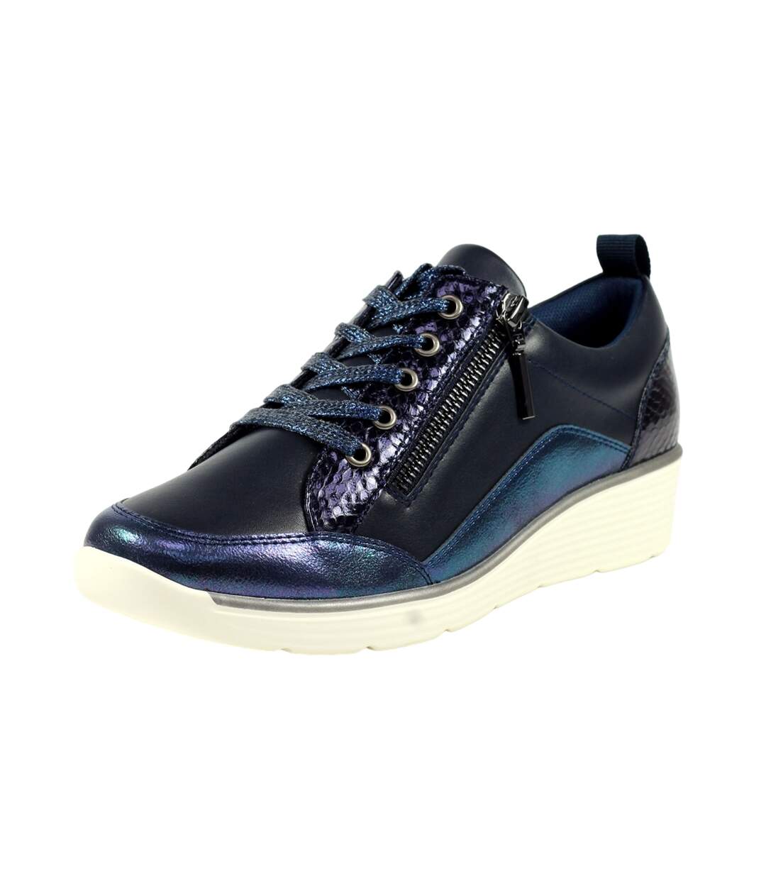 Baskets Kiley Femme Bleu Marine Lunar-3
