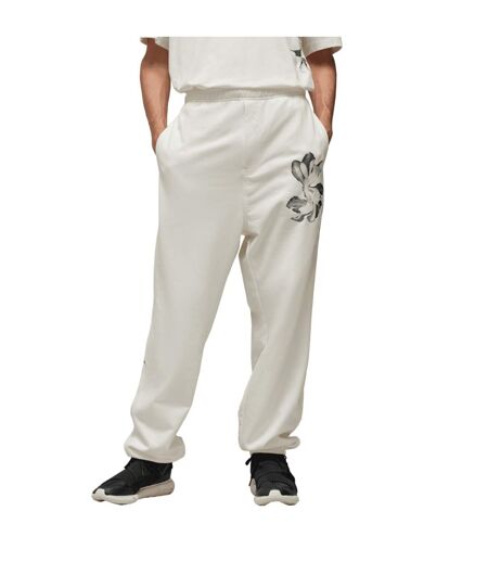 Mens French Terry Graphic Jogging Bottoms Off White Y-3