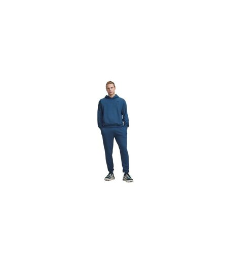 Mens Rival Fleece Joggers Blue Black Under Armour