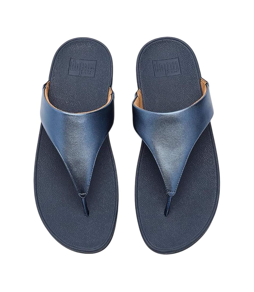 Sandales Femme Bleu Cosmique Métallisé FitFlop-3
