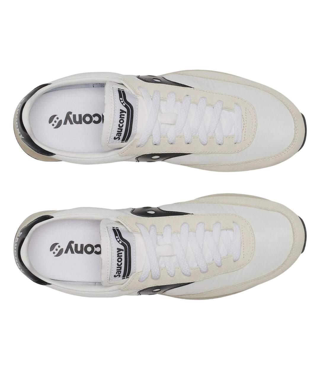 Mens 80 Suede Trainers White Saucony-4