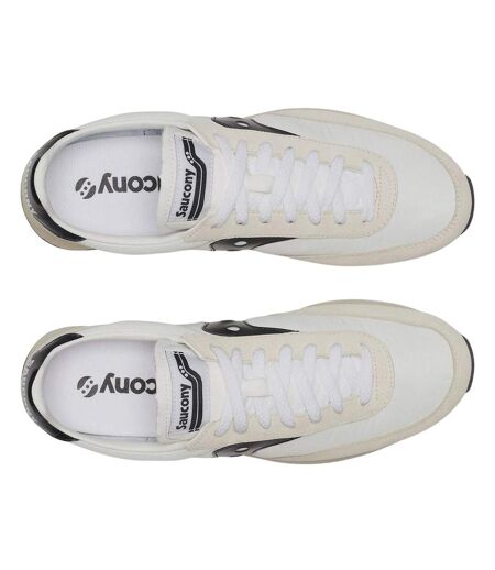 Mens 80 Suede Trainers White Saucony