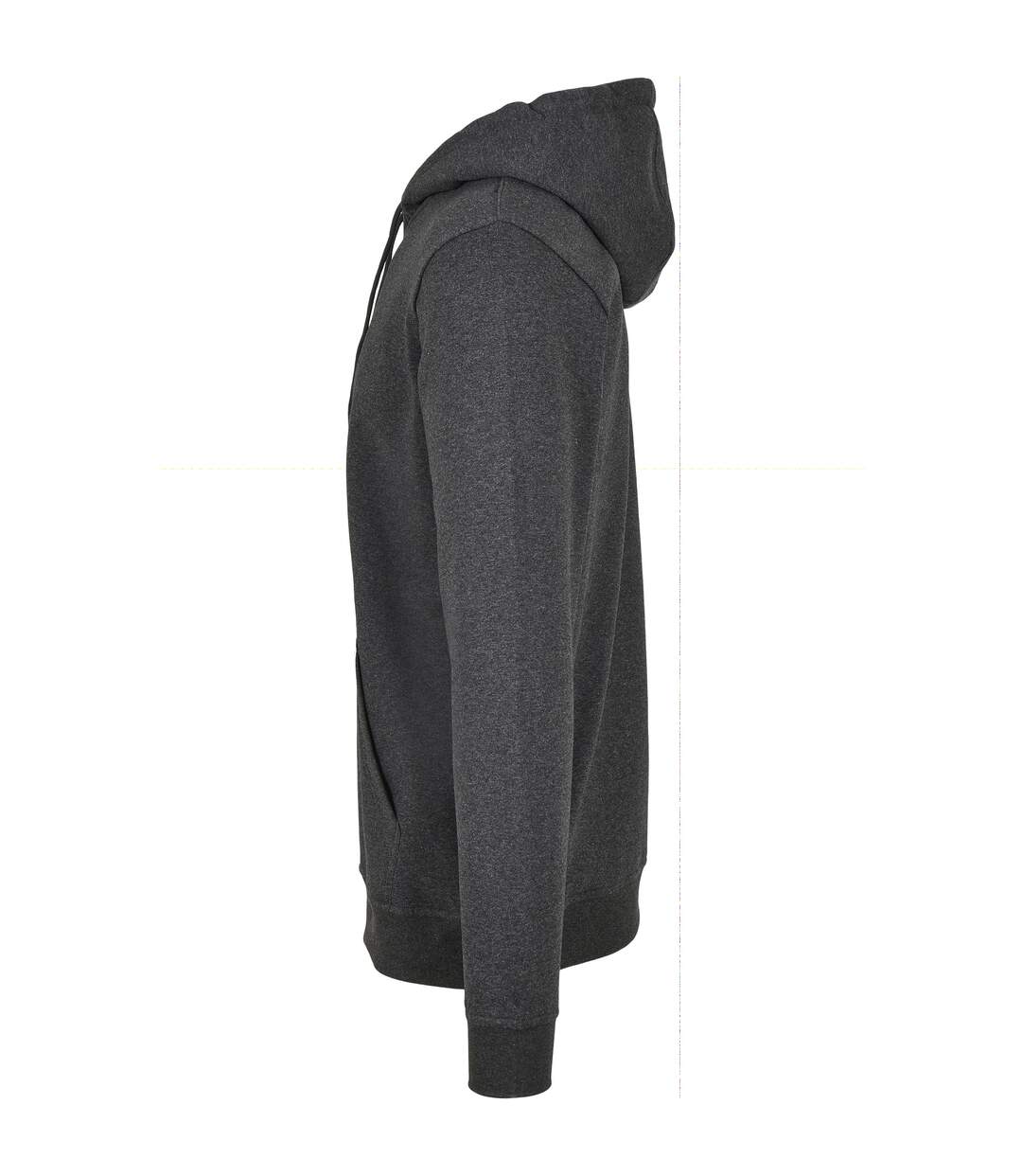 Build Your Brand Mens Basic Hoodie (Charcoal) - UTRW8025-4