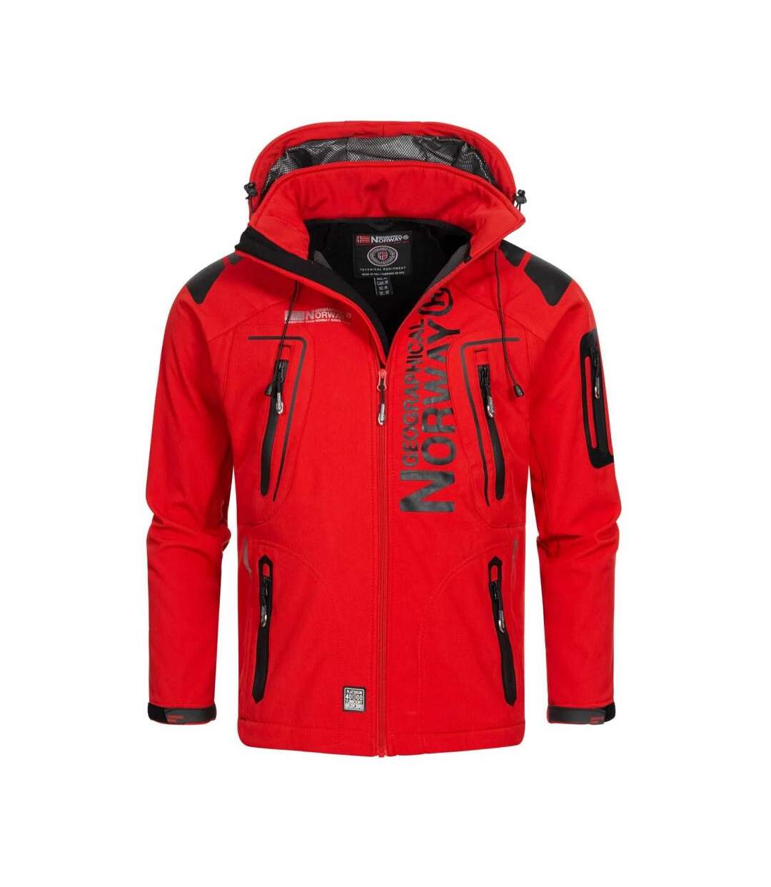 Blouson Rouge Homme Geographical Norway Techno - M-1