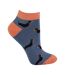 Miss Sparrow - Femme Chaussettes Courtes | Chaussettes Basses Fantaisie Animaux-1