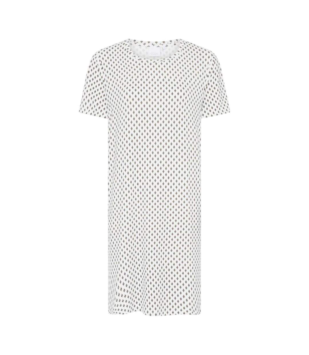 Womens/ladies Nicole Short-sleeved Slip Dress Snow White CCDK Copenhagen-1