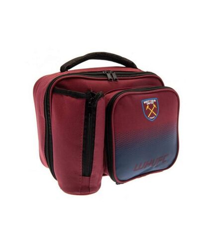West Ham United FC Fade Lunch Bag (Red/Black) (One Size) - UTBS3376