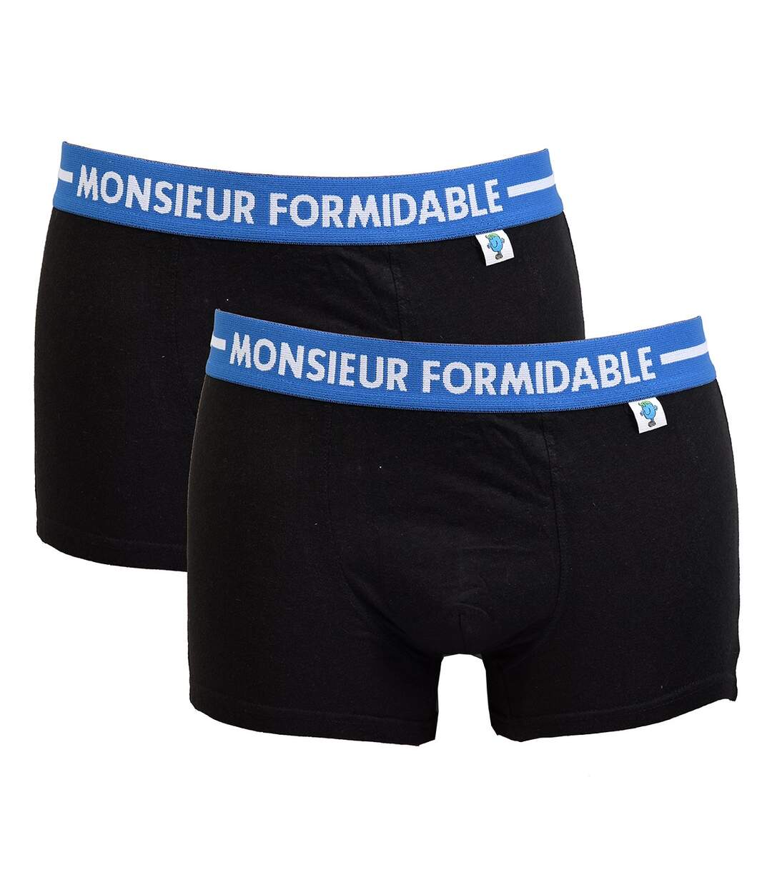 Boxer Homme humoristique MONSIEUR MADAME Ultra confort Pack de 2 Boxers 0140 MR FORMIDABLE