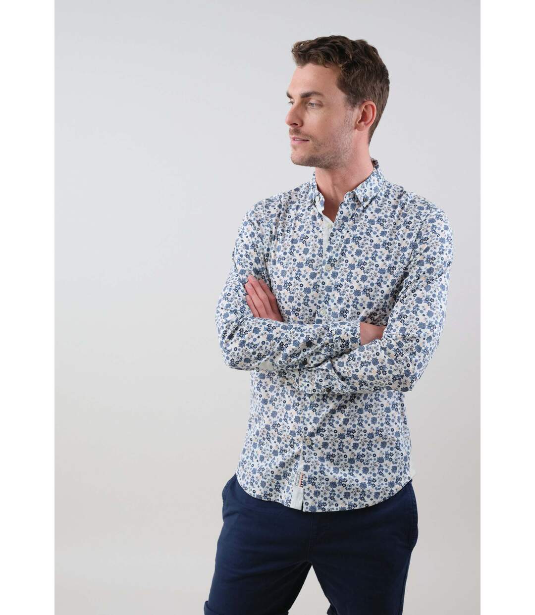 Chemise à motif floral pour homme COLMA