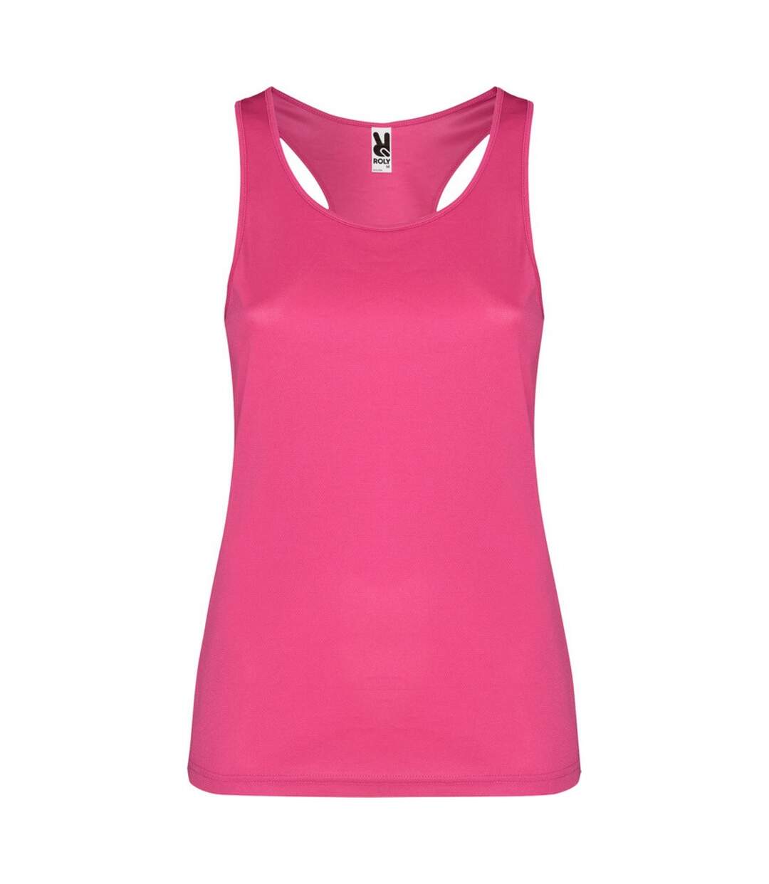 Womens/ladies shura sports vest top rossette Roly-1