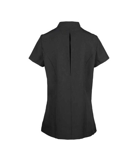 Womens/ladies orchid short-sleeved tunic black Premier