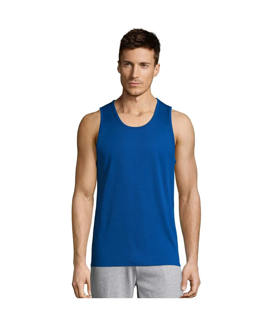 Débardeur Sporty Homme Bleu Roi SOLS-2
