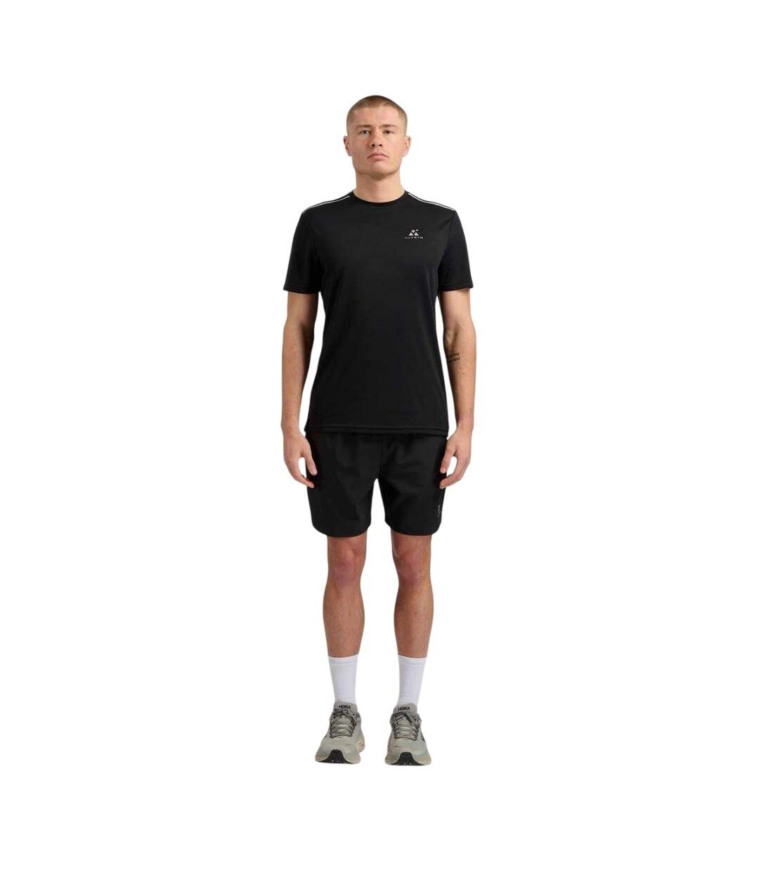 Short De Course Elliot Tech Homme Noir Gris Chiné ALTRYN-1