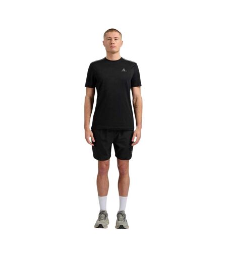 Short De Course Elliot Tech Homme Noir Gris Chiné ALTRYN