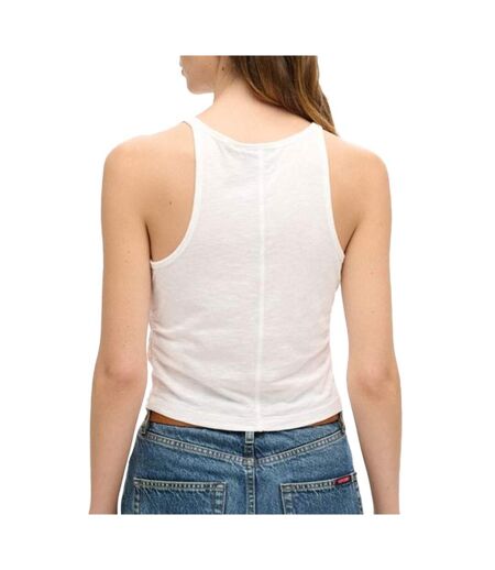 Débardeur blanc femme superdry superdry ruched - l