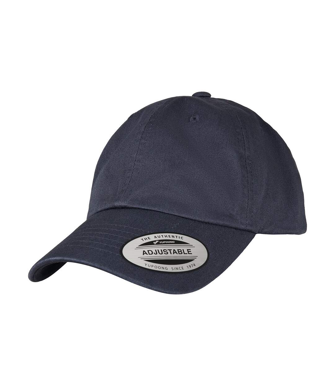 Casquette ecowash dad adulte bleu marine Flexfit-1