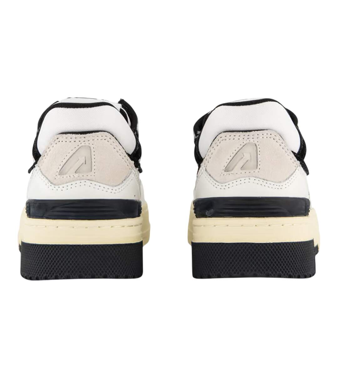 Baskets Motif/style Logo Adulte Blanc Noir Autry-2