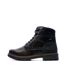 Bottines marron foncé homme relife joymen-1