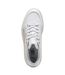 Womens/ladies Karmen Ii Leather Platform Trainers White Leopard Puma-3