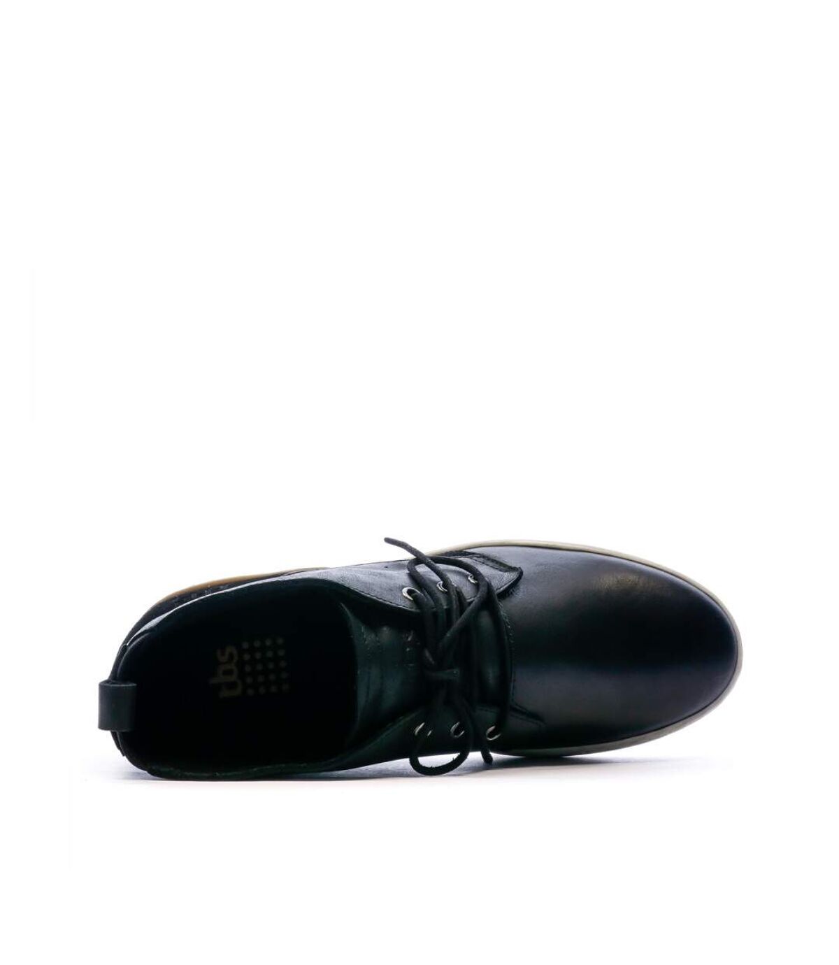 Chaussures montantes en cuir Noir Homme TBS Stokely