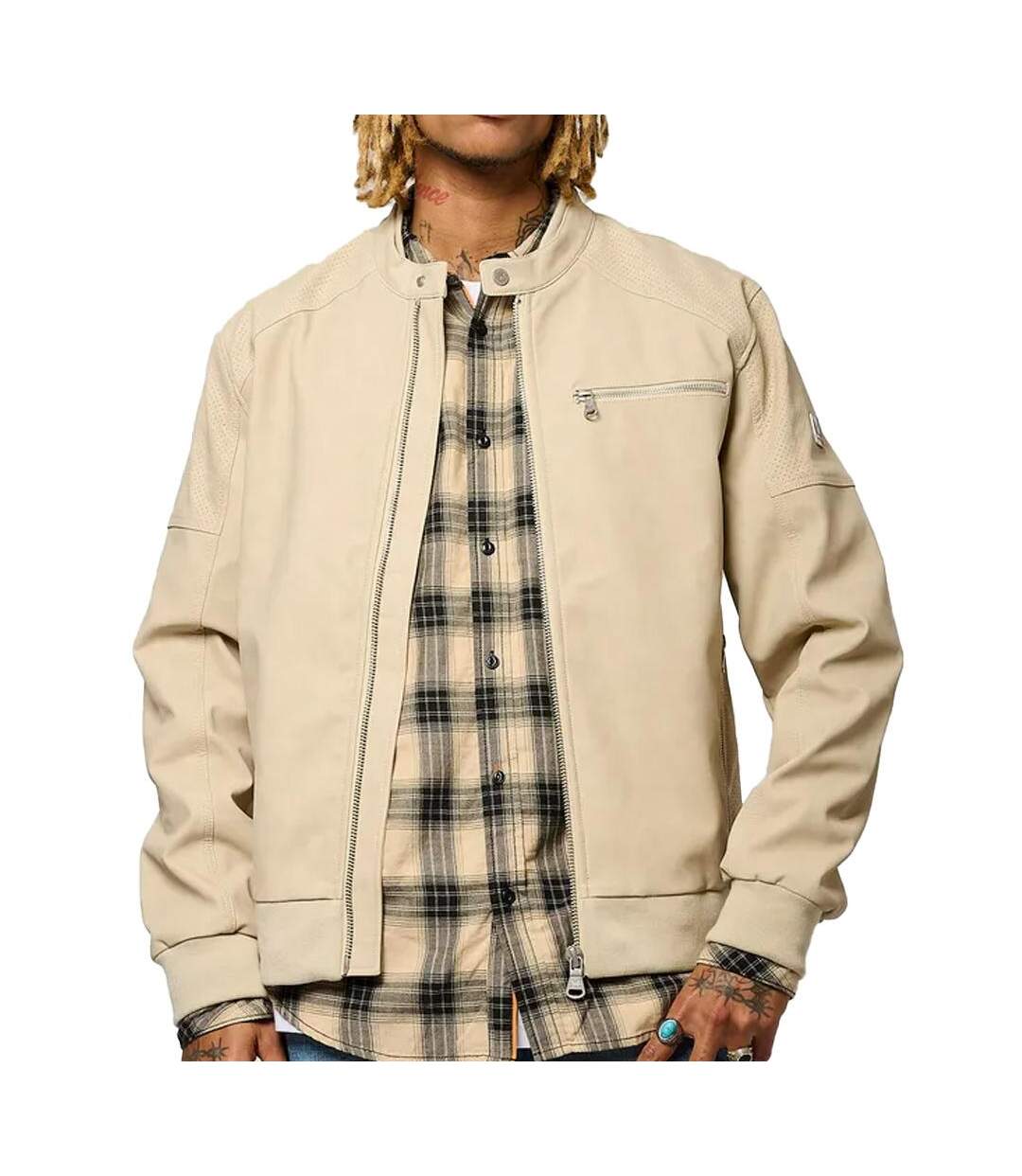 Blouson beige homme kaporal lirake-1