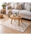 Tapis Damier en Coton Jenna 50x80cm Naturel-3