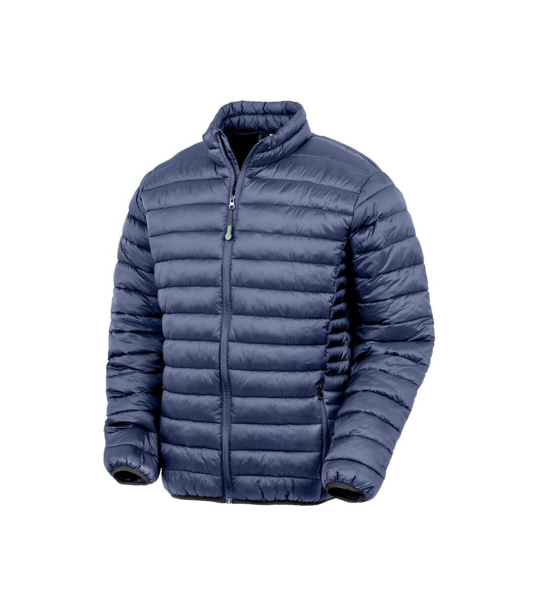 Unisex adult quilted padded jacket navy Result Genuine Recycled-1