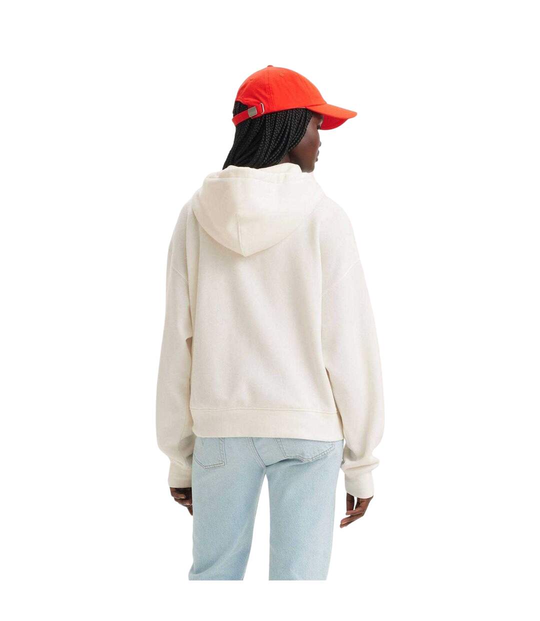 Womens/ladies Everyday Full Zip Hoodie Sugar Swizzle Levis-3