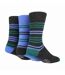 3 Pack Mens Colourful Modern Patterned Bamboo Dress Socks-1