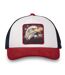 Casquette trucker avec filet bi-matière semi curved animal Eagle Hatfield-1