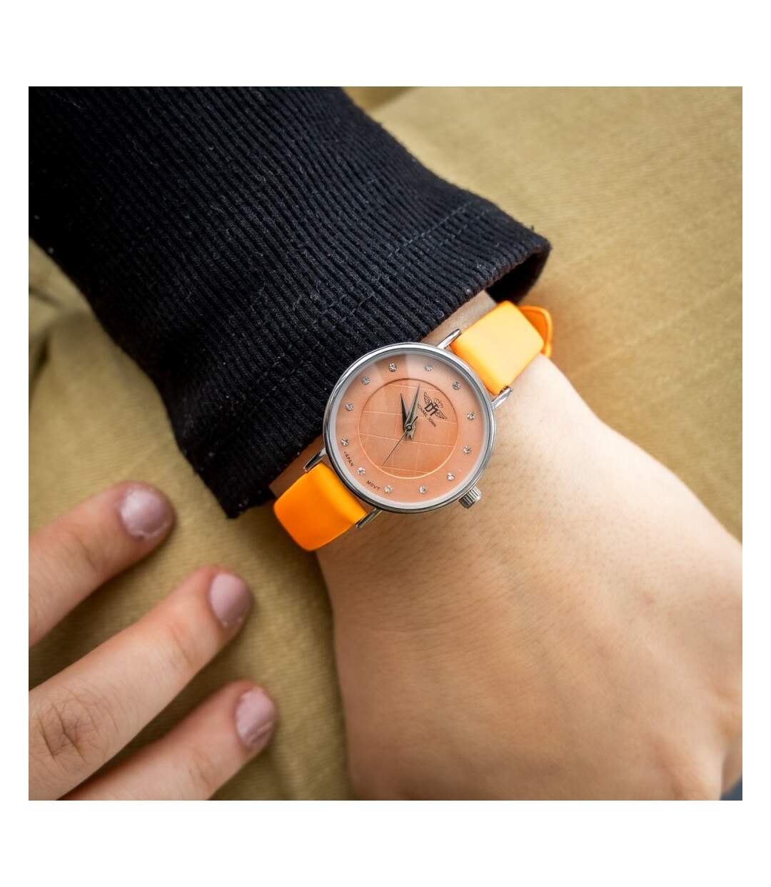 Sublime Montre Femme Orange M. JOHN