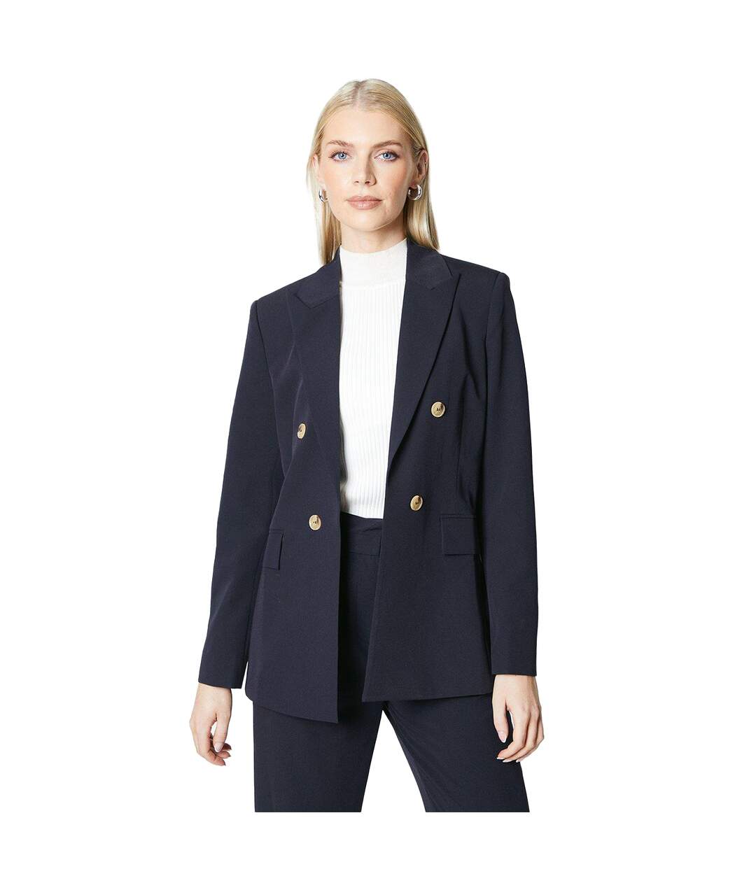 Blazer femme bleu marine Principles-1