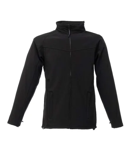 Veste Polaire Professionnelle Uproar Softshell Résistante Au Vent Pour Hommes Noir Regatta