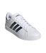 Baskets Grand Court 2.0 Homme Blanc Noir Adidas-1