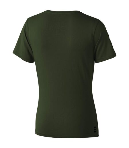 Elevate - T-shirt manches courtes Nanaimo - Femme (Vert militaire) - UTPF1808