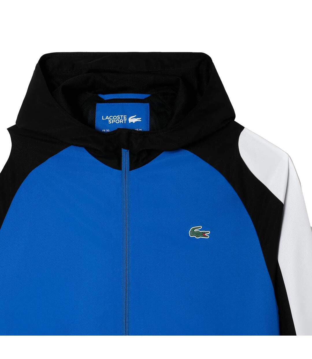 Veste sport homme blanc / bleu / noir Lacoste-2