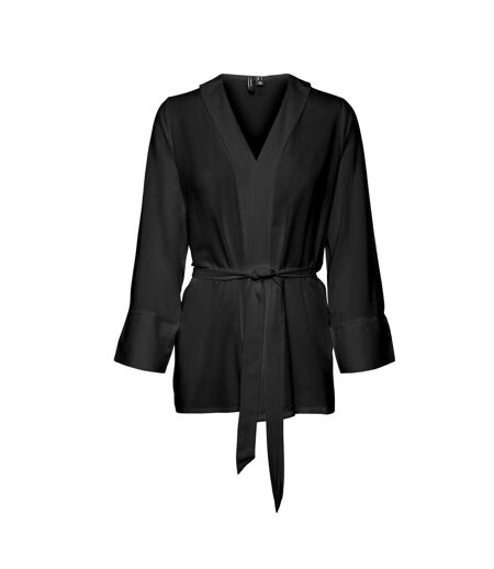 Kimono noir femme vero moda measy