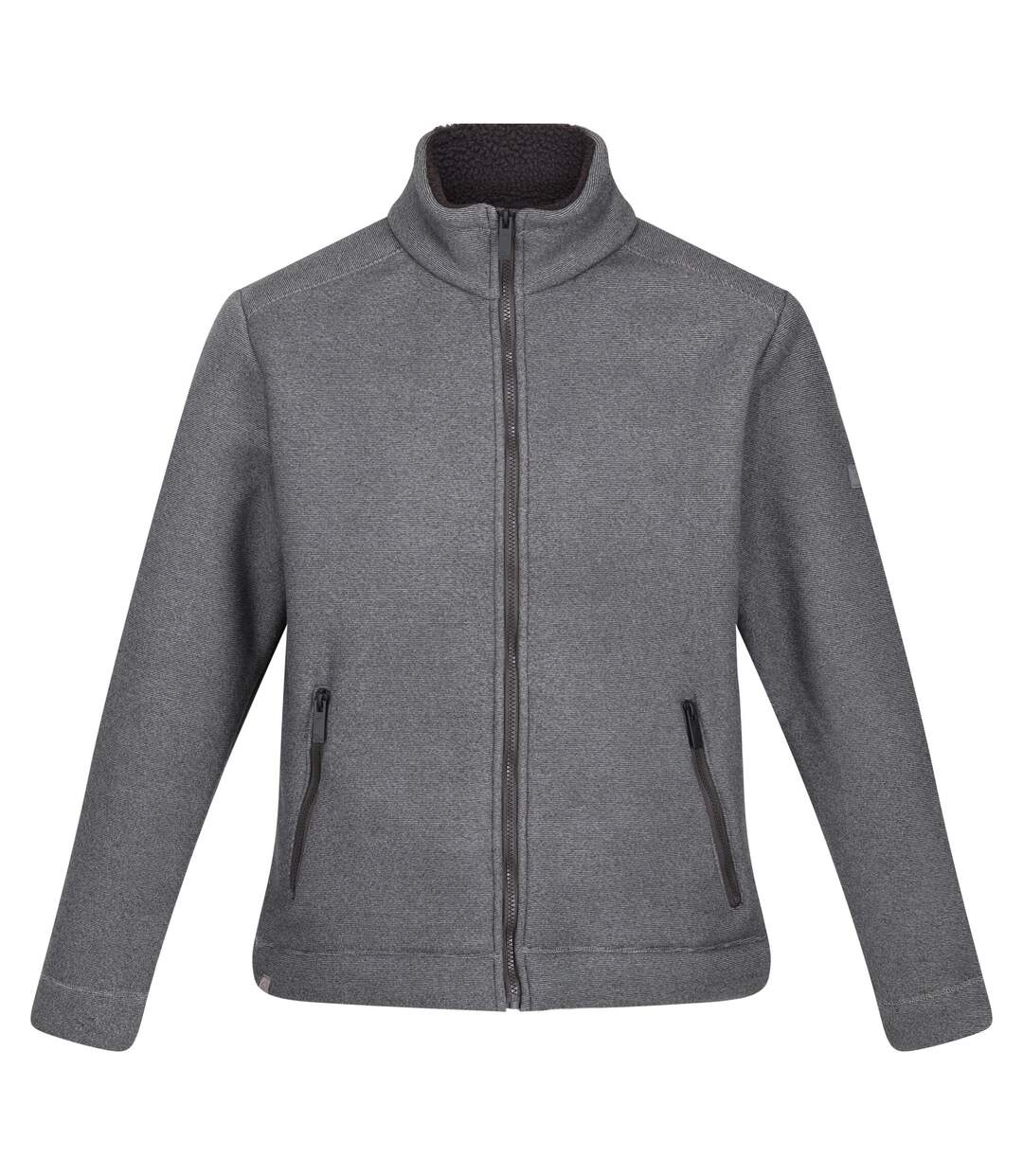 Mens Garrian Ii Full Zip Fleece Jacket Storm Grey Black Regatta-3