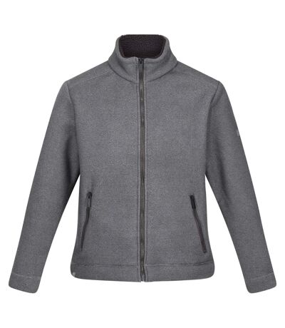 Mens garrian ii full zip fleece jacket storm grey/black Regatta