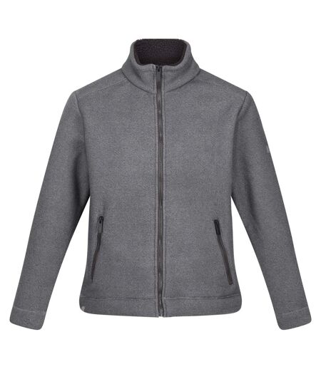 Mens garrian ii full zip fleece jacket storm grey/black Regatta