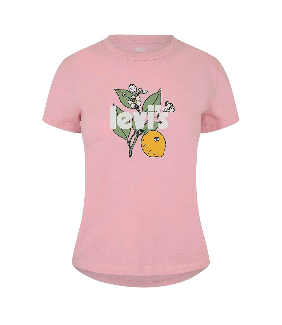 T-shirt Motif/style Imprimé Graphique Femme Citron Rose Rose Pâle Levis-3