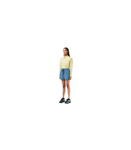 Womens/ladies Geometric Pattern Shorts Multicoloured Lacoste