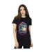 Disney Womens/Ladies Onward Laurel And Blazey Crest Cotton Boyfriend T-Shirt (Noir) - UTBI42394-2