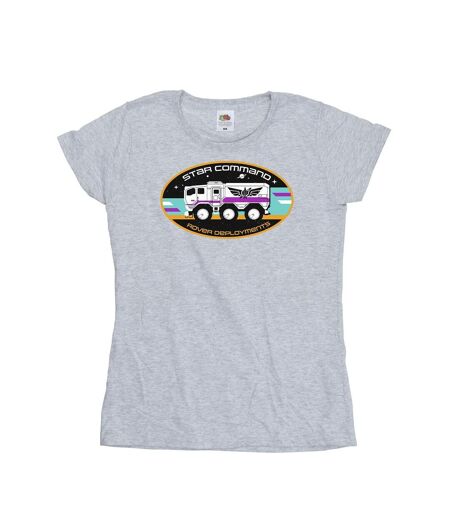 Disney T-shirt en coton Femme/Ladies Lightyear Rover Deployment (Gris sportif) - UTBI29014