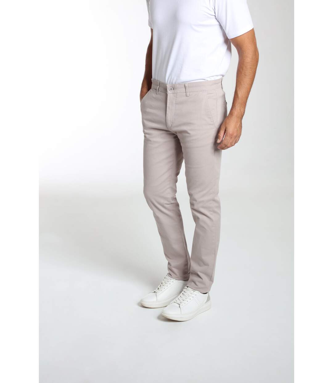 Pantalon coupe regular en coton PORTO-2