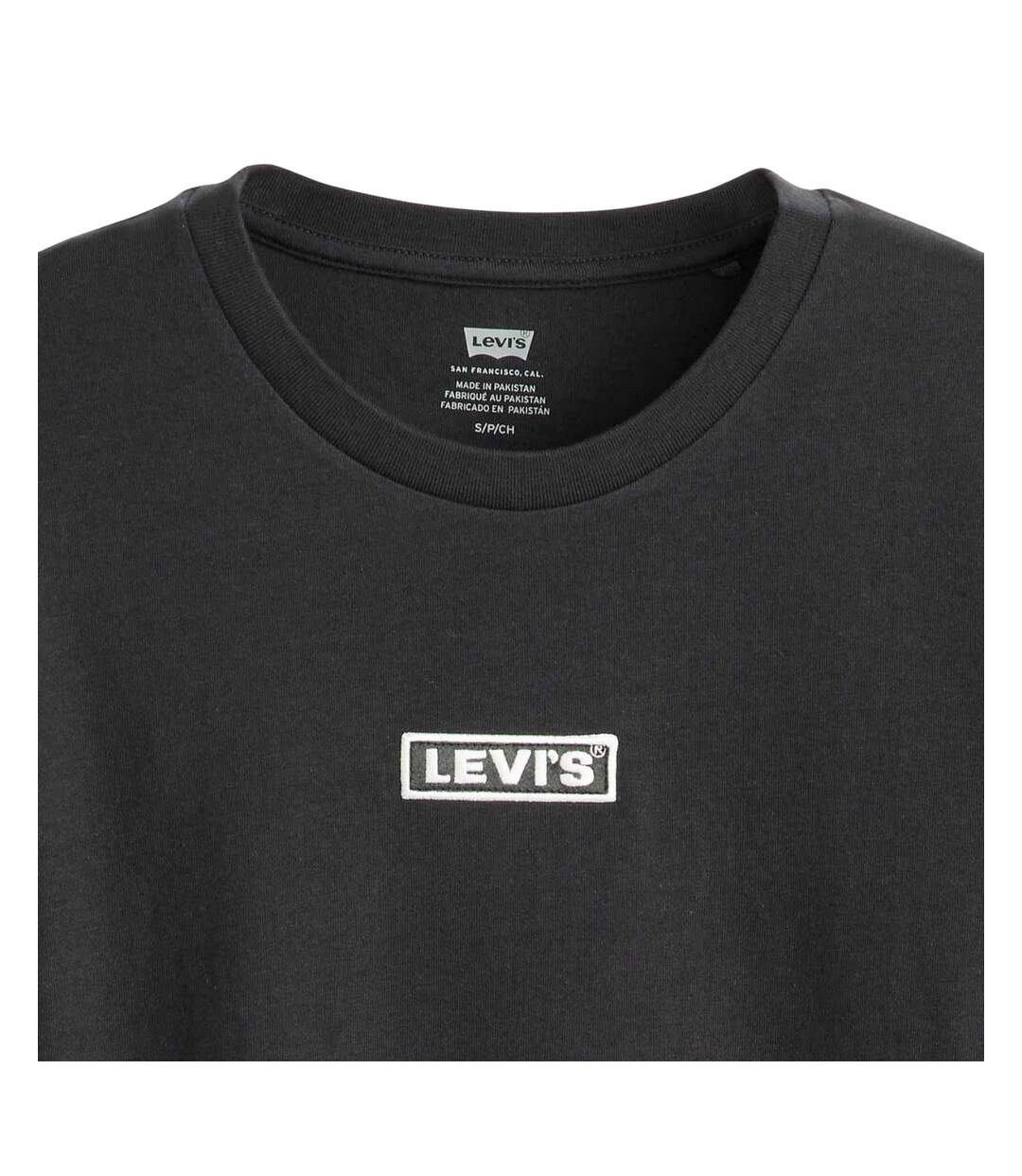 Womens/ladies The Perfect T-shirt Black Levis-3