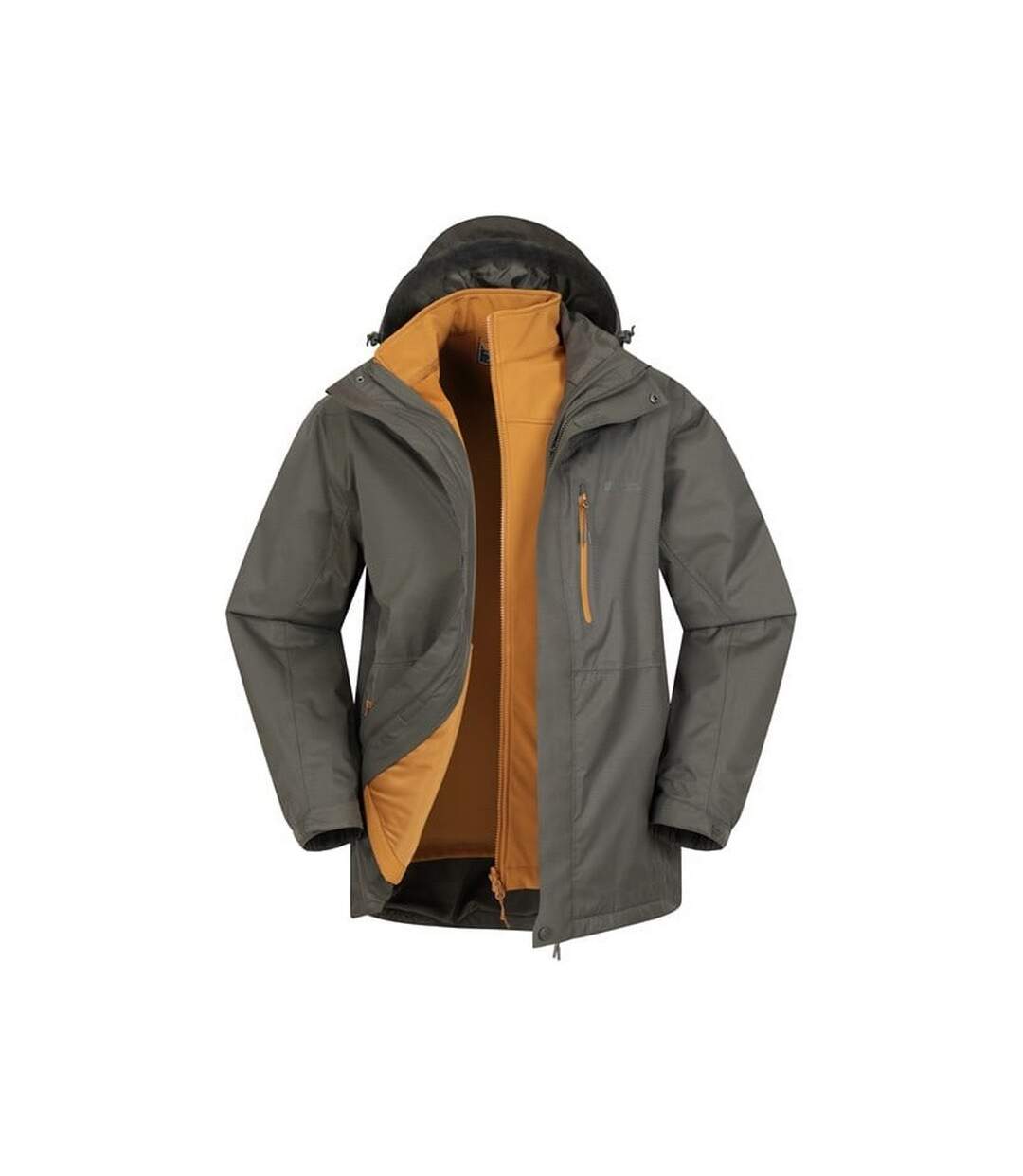 Veste Imperméable Bracken Extreme Homme Vert Mountain Warehouse-3