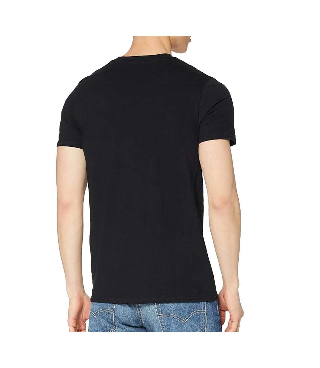 T-Shirt noir homme dc comics  flash line-2