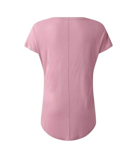 Womens/ladies Serene Leaves T-shirt Lilas Dare 2B