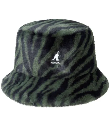 Bob Motif/style Imprimé Zèbre Adulte Kaki Kangol
